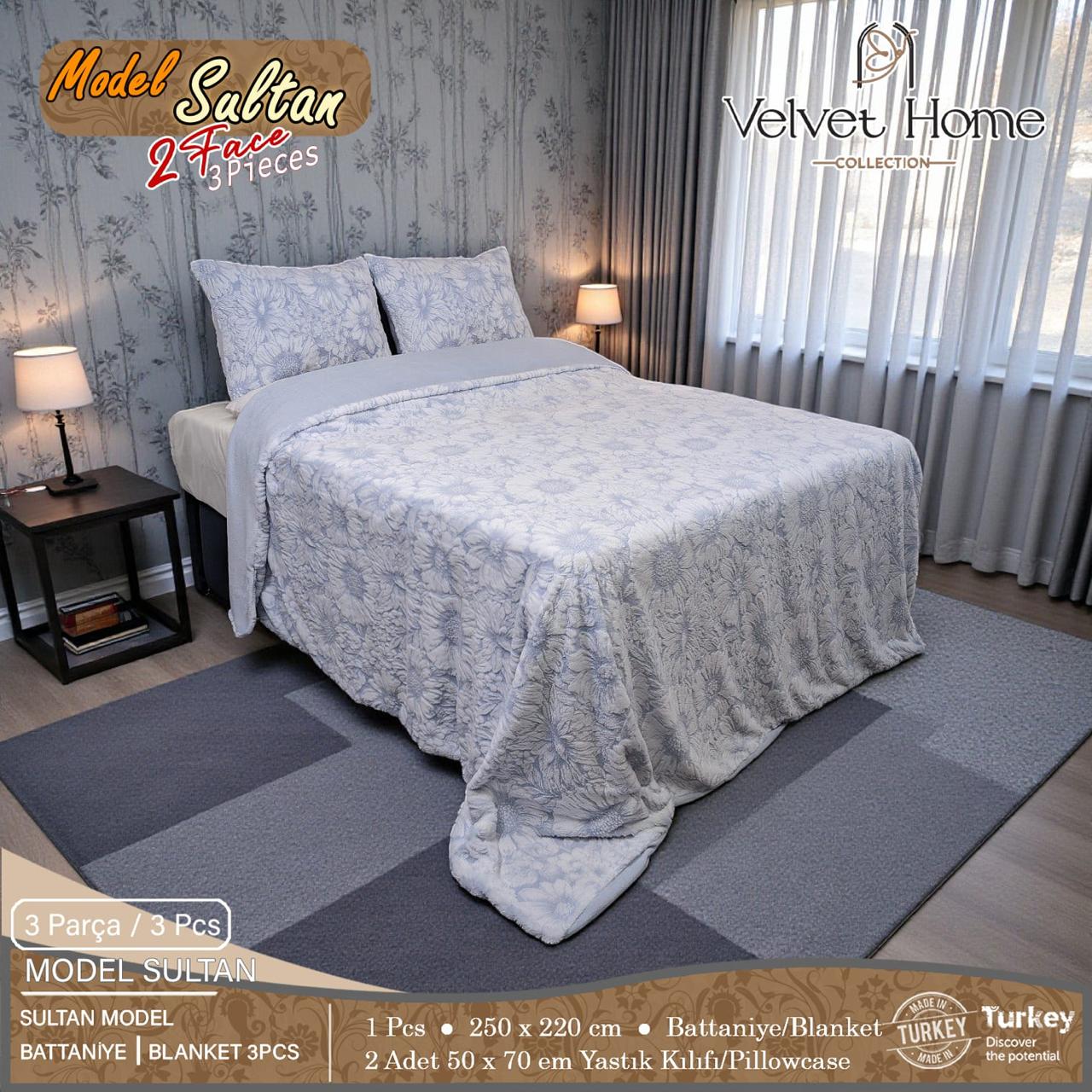 Couverture Velvet Home Collection – بطانية موديل سلطان