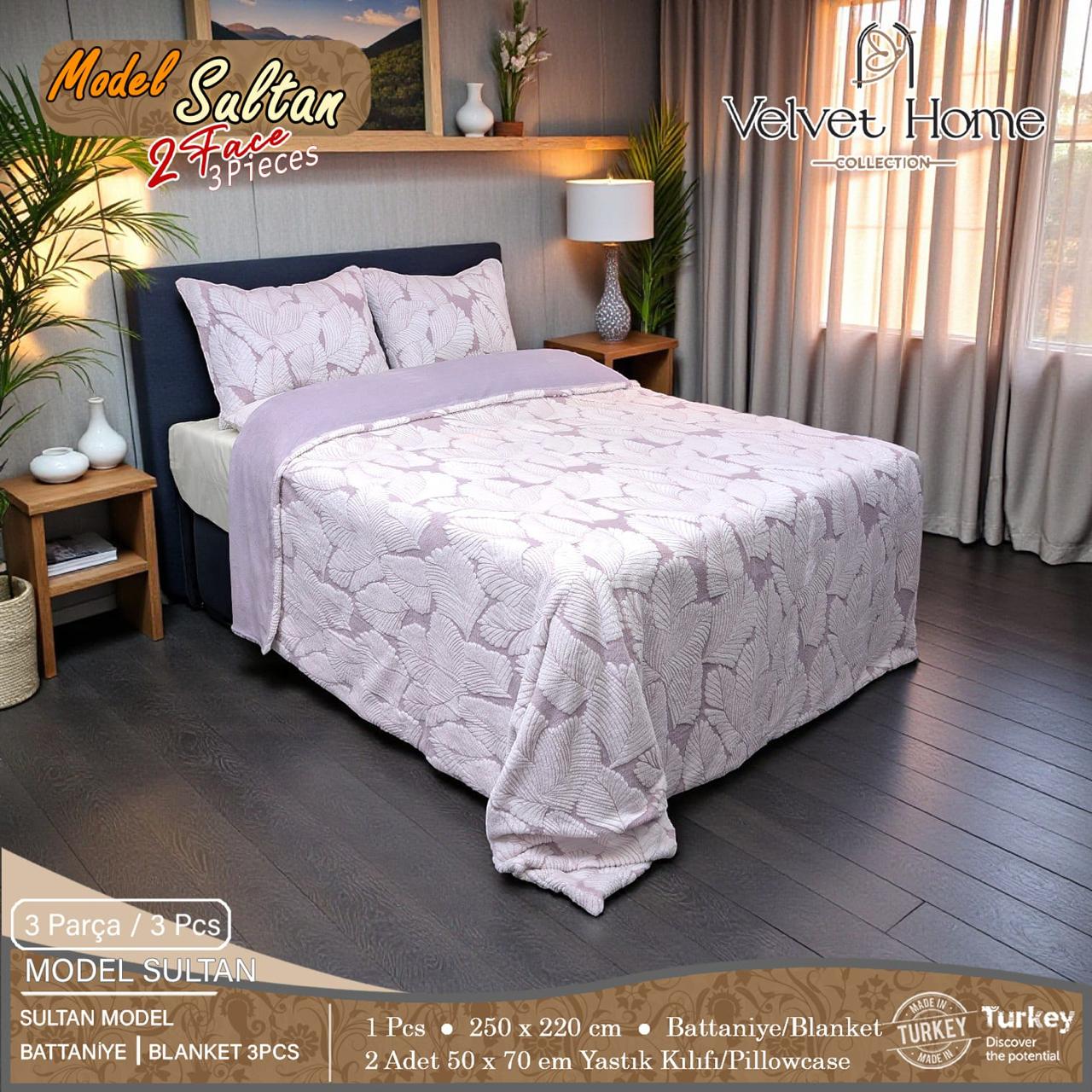 Couverture Velvet Home Collection – بطانية موديل سلطان