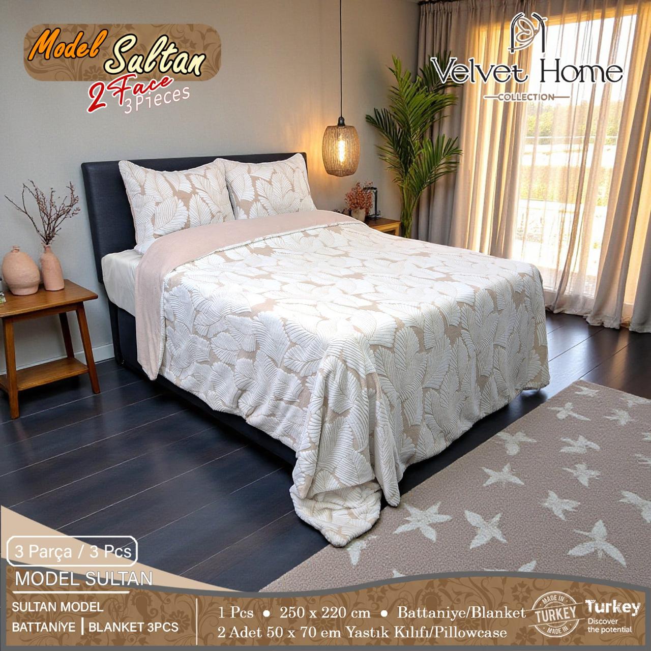 Couverture Velvet Home Collection – بطانية موديل سلطان