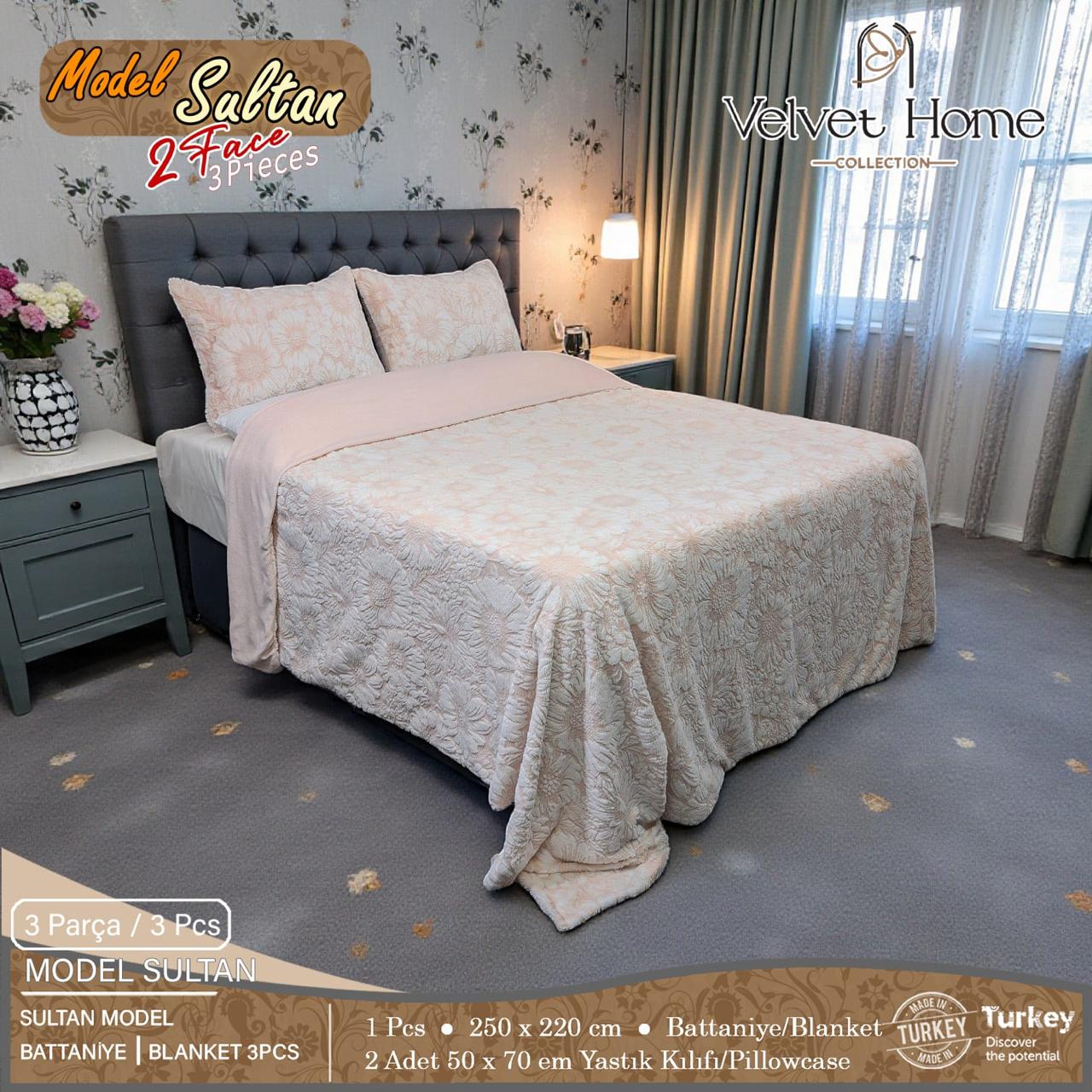 Couverture Velvet Home Collection – بطانية موديل سلطان